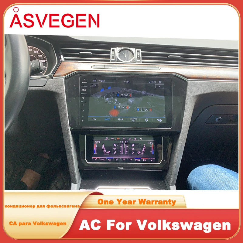 6,9 ”Панель переменного тока Экран Для Volkswagen VW Bora Golf Lavida Magotan Passat Sagitar Кондиционер ЖК-Мультимедийный Автомобильный Радиоприемник