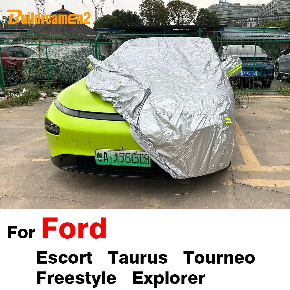 Buildreamen2 Полный автомобильный чехол для Ford Explorer Escort Tourneo Taurus Freestyle Защита От Солнца, дождя, Снега, Ветра, пыли, водонепроницаемый