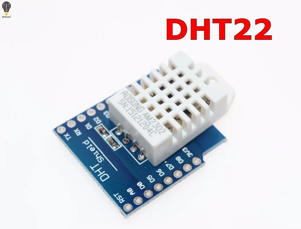 DHT Pro Shield для WAVGAT D1 mini DHT22, модуль цифрового датчика температуры и влажности с одной шиной, датчик