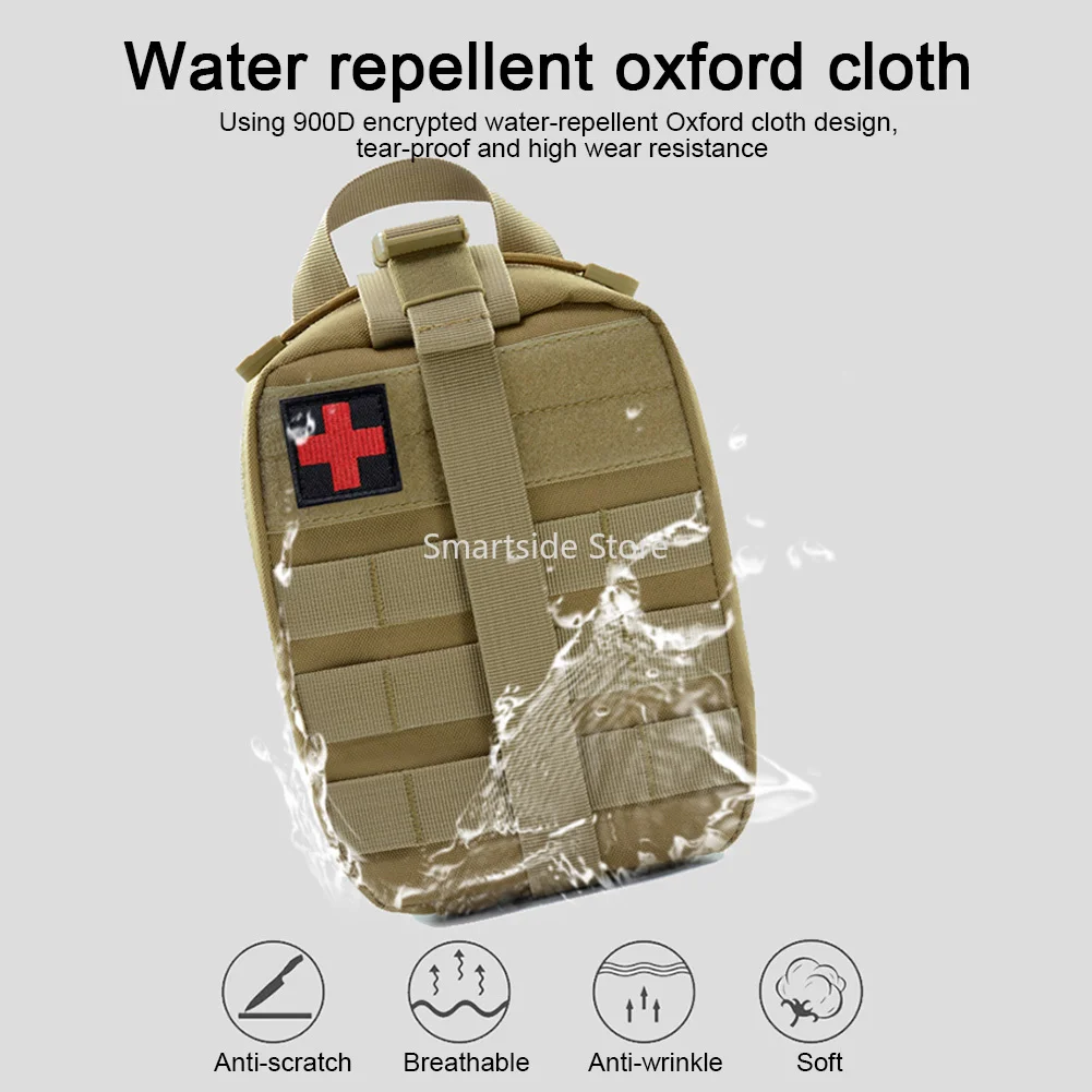 Военная Портативная тактическая аптечка первой помощи, медицинская сумка для пеших прогулок, путешествий на дом, чехол для экстренного лечения, инструменты для выживания на открытом воздухе
