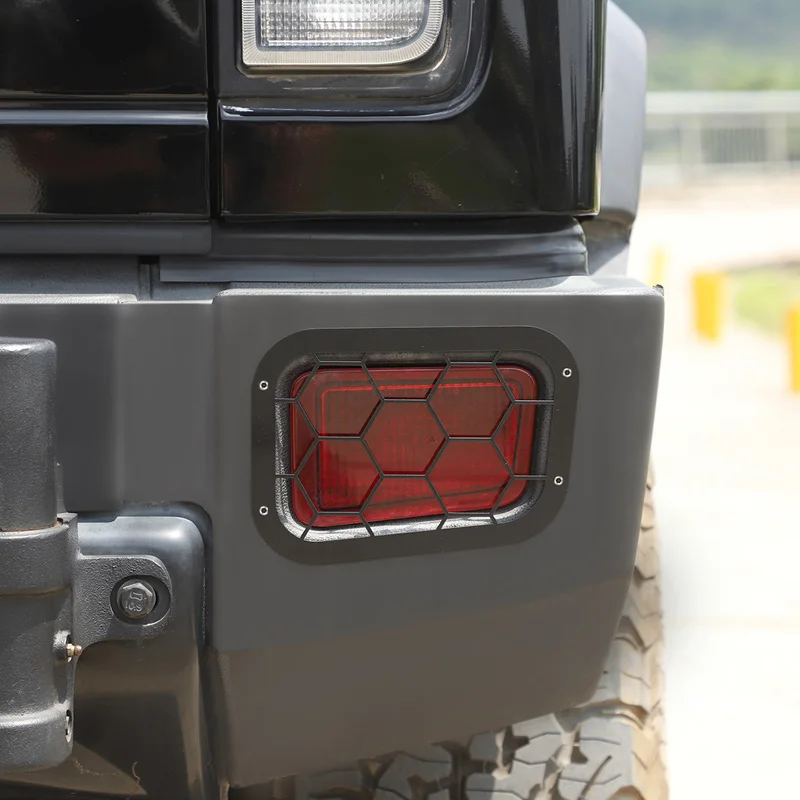 Для 03-07 Hummer H2 декоративная наклейка на задний противотуманный фонарь/наклейка в виде сот/наклейка на задний фонарь внешние аксессуары