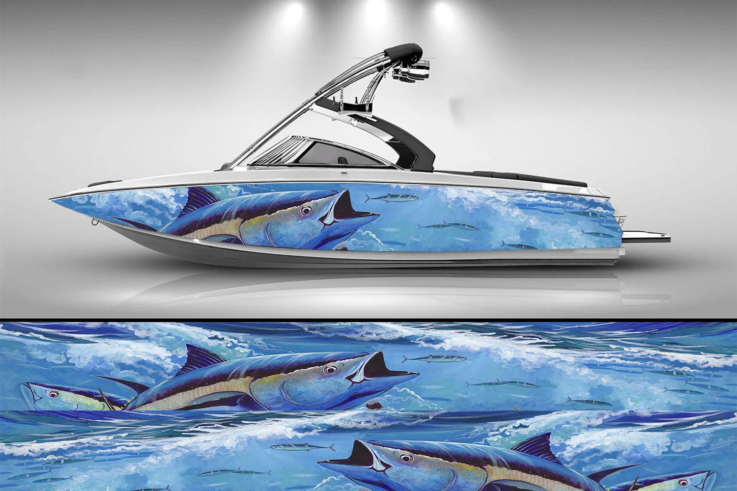 наклейка на лодку marlin, модная изготовленная на заказ наклейка на рыбную лодку, виниловая водонепроницаемая наклейка на лодку, графическая наклейка на лодку
