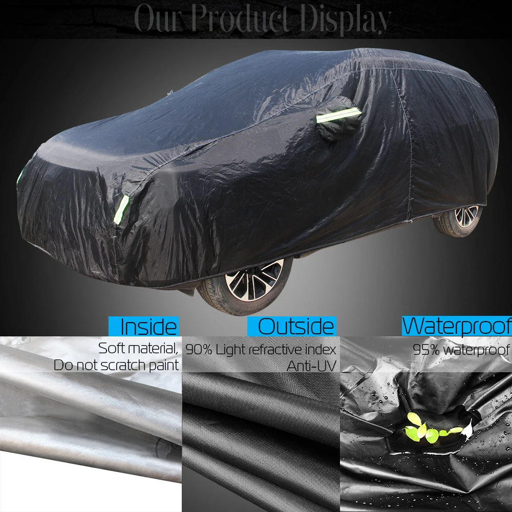 Наружный автомобильный чехол для Volvo S90 Auto Anti-UV Солнцезащитный козырек от дождя, снега, пыли, водонепроницаемый чехол
