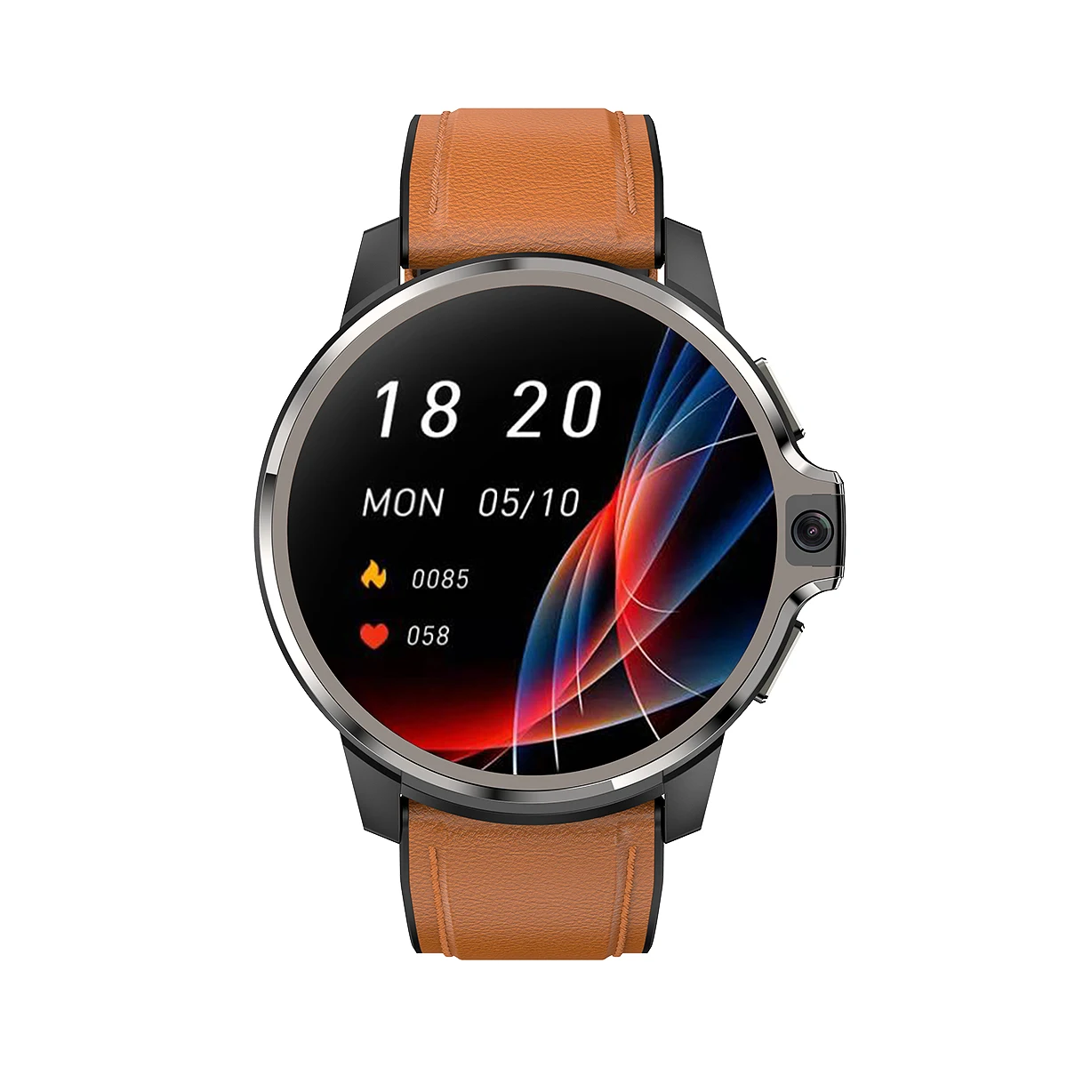 Новейшие Смарт-часы Мужские Sim-карта Частота сердечных сокращений Двойная 5-мегапиксельная камера 1,6 дюйма 4G LTE Android Smartwatch GPS WIFI 1050 Батарея Телефон Часы