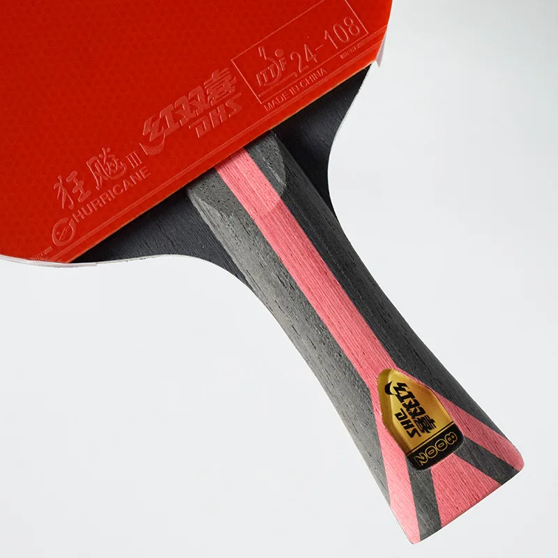 Подлинная ракетка для настольного тенниса DHS, профессиональная 8-звездочная базовая пластина из ароматического углерода, жесткая резиновая горизонтальная ракетка