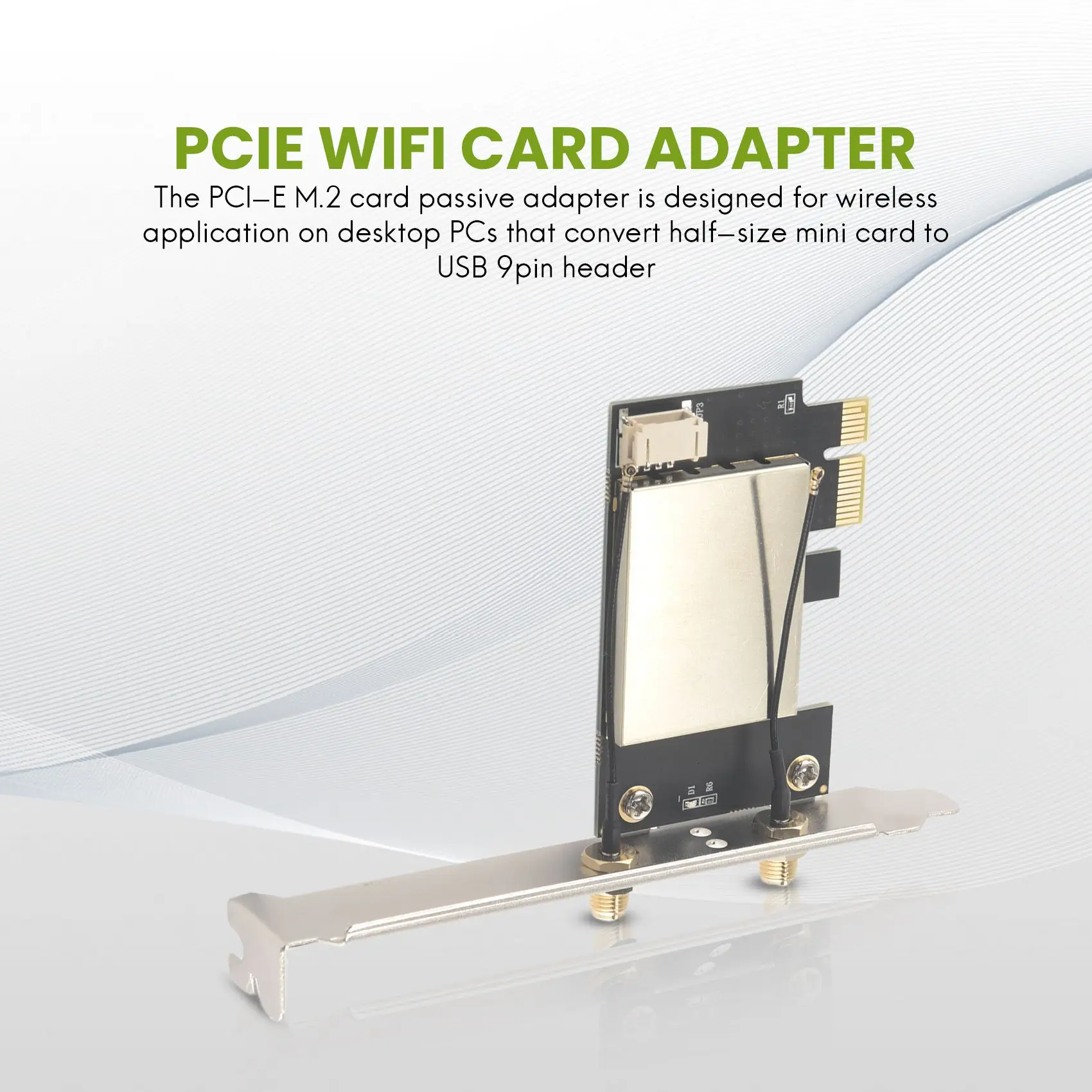 Адаптер PCIE WiFi Card Bluetooth Двухдиапазонная беспроводная сетевая карта Repetidor Adaptador для настольного ПК для AX200 9260AC