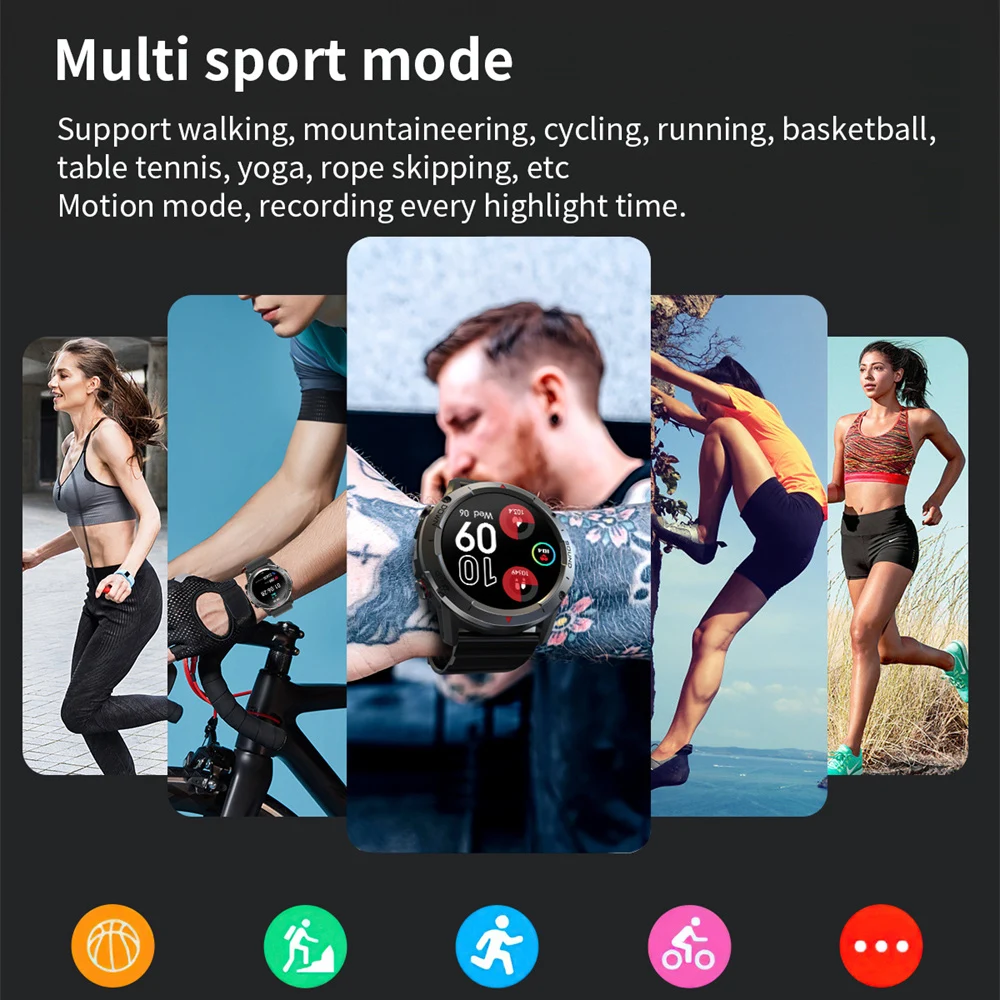 2023 Новые Смарт-Часы Мужские Bluetooth Call Спорт На открытом Воздухе Фитнес-Трекер Пульсометр Монитор Артериального Давления Водонепроницаемые Умные Часы