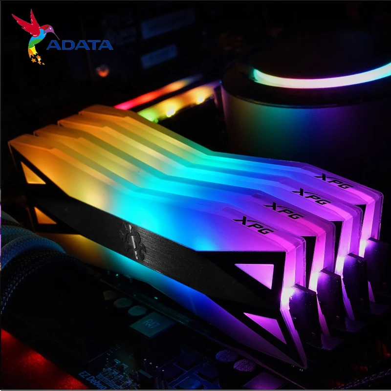 Оригинальный Модуль памяти ADATA XPG D60G RGB для настольных ПК RAM Memoria 8GBx2PCS 16GBx2PCS DDR4 PC4 3200 МГц 3600 МГц DIMM для Компьютера