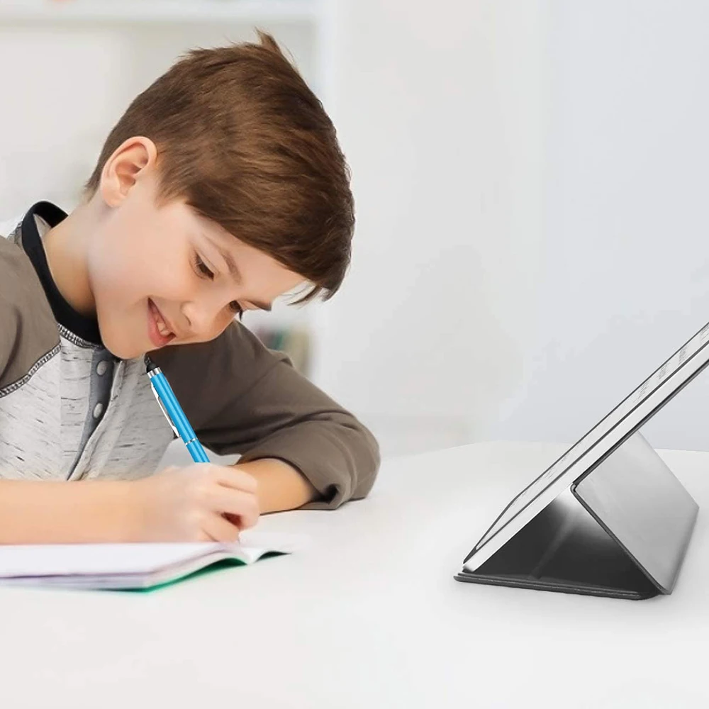 12 Шт Универсальный Стилус 2 в 1 Для Планшета для Рисования с Емкостным Экраном, Сенсорная ручка для Мобильного телефона Apple iPad, Прочный Сенсорный Карандаш