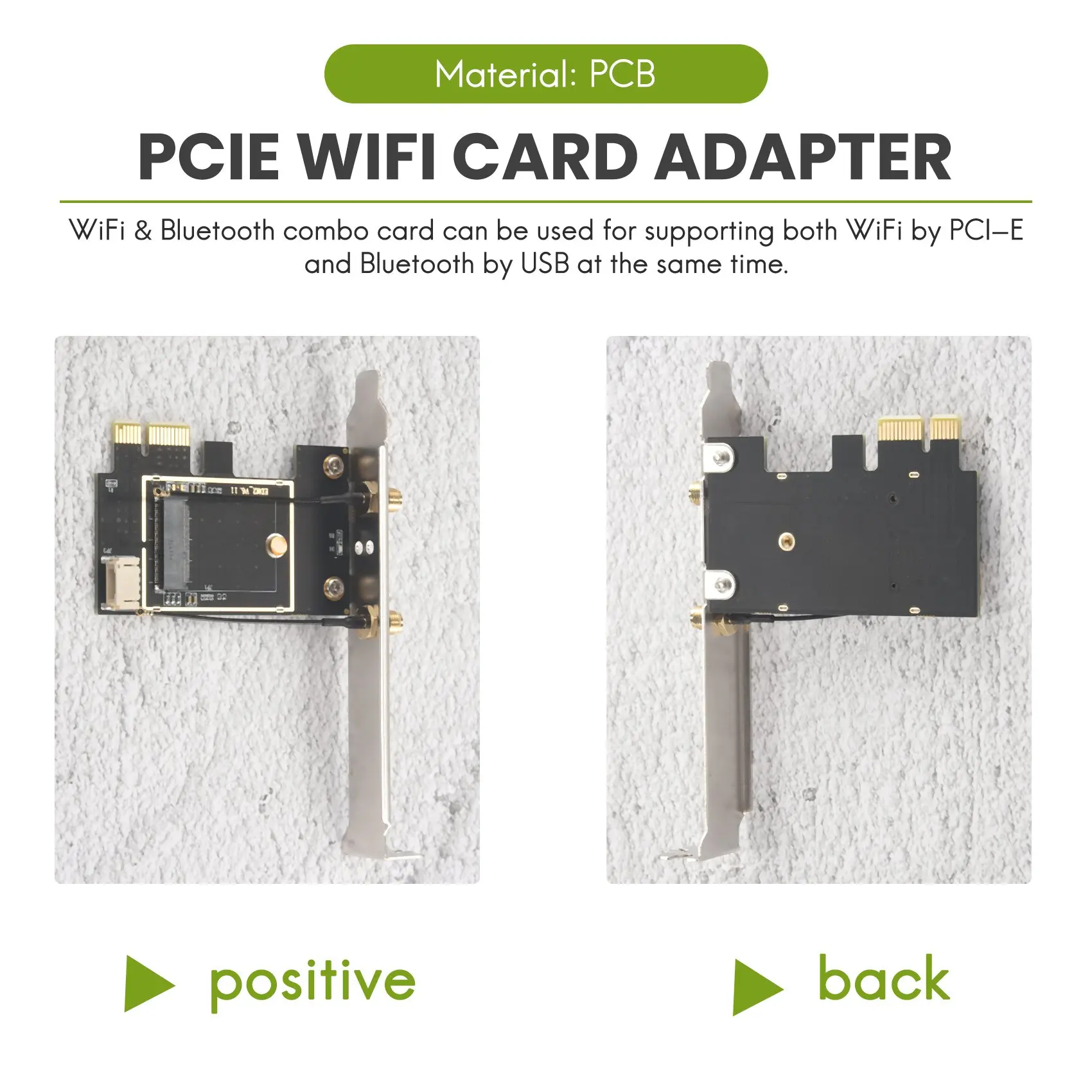 Адаптер PCIE WiFi Card Bluetooth Двухдиапазонная беспроводная сетевая карта Repetidor Adaptador для настольного ПК для AX200 9260AC
