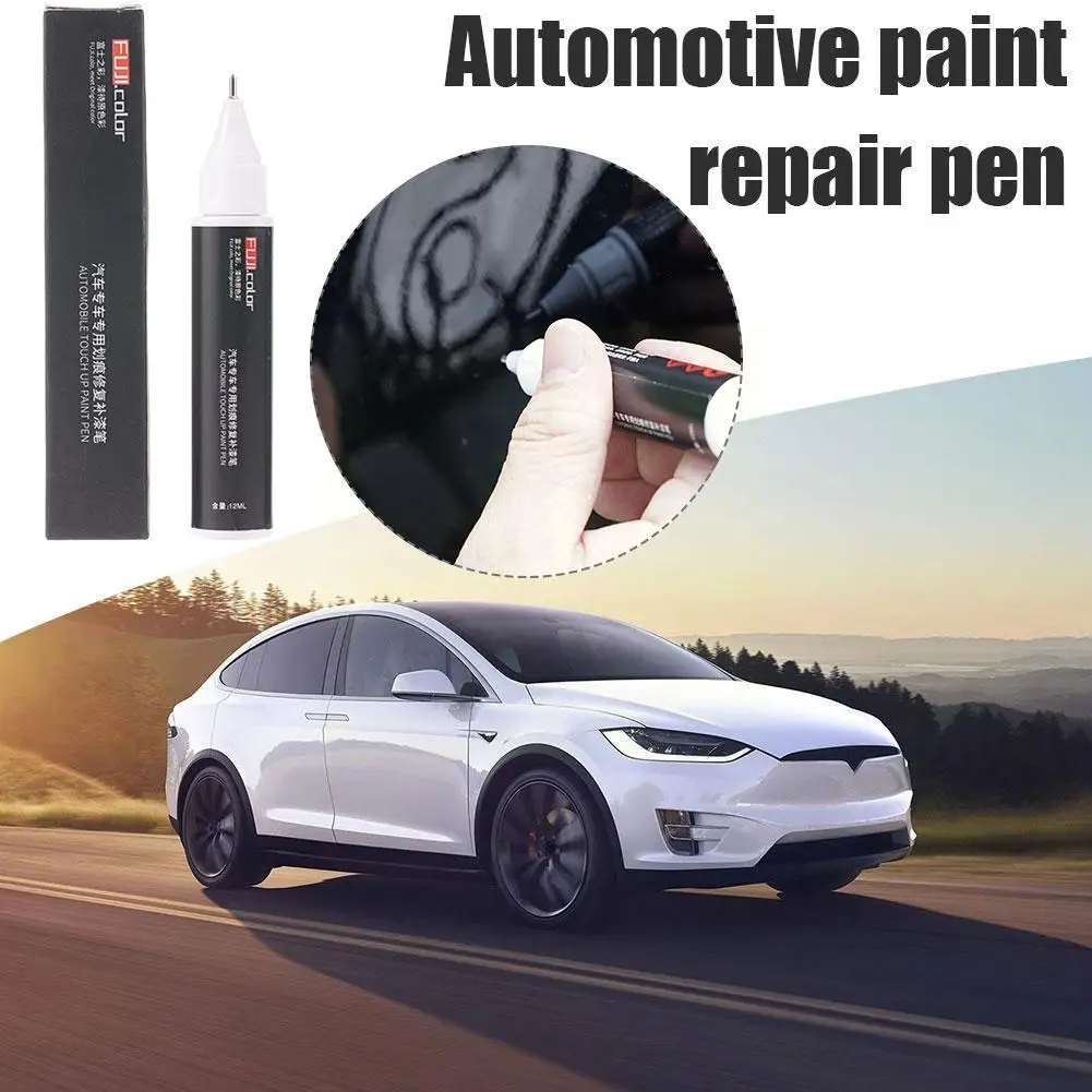 Малярные ручки для Tesla Model 3 X Y S Car Scratch Remover Ручка Для Ремонта автомобильной Краски Черный Белый Фиксатор Краски Ремонт Ступицы Колеса